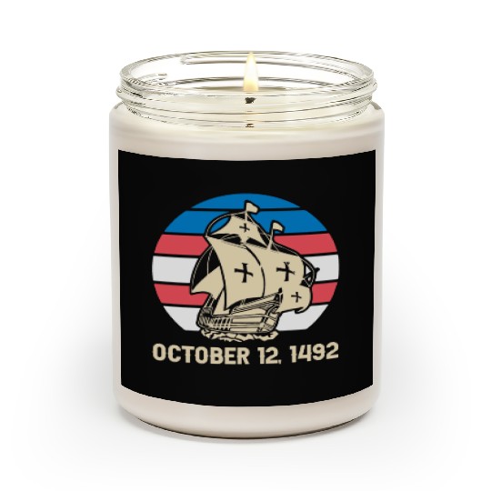 Columbus Day 1492 Scented Candles