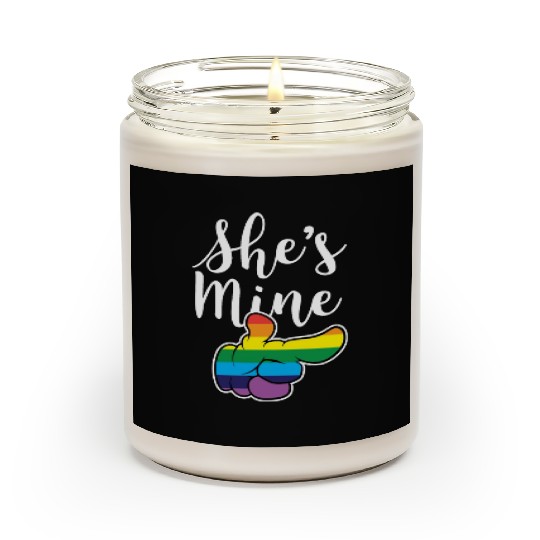 Matching Lesbian Couple She's Mine Part2 Scented Candles