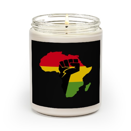 African Black Power Scented Candles