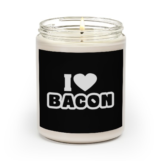 i love bacon classic Scented Candles