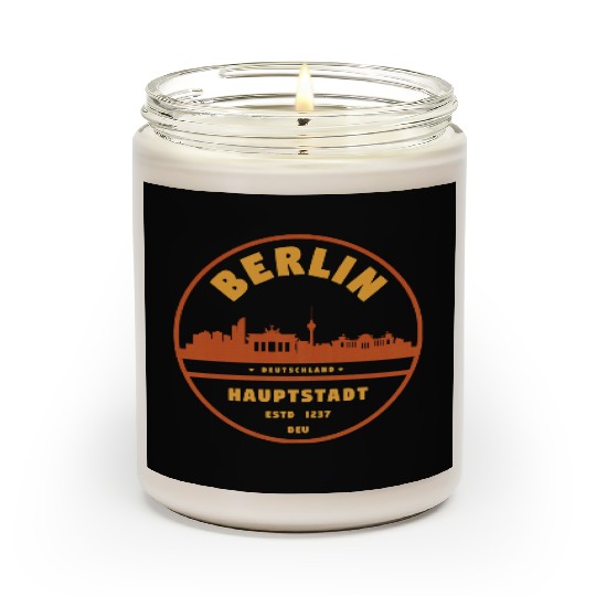 Berlin Germany Skyline Scented Candles
