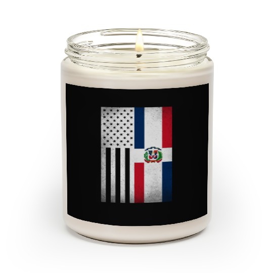 Dominican Republic Design for Dominican Americans Scented Candles