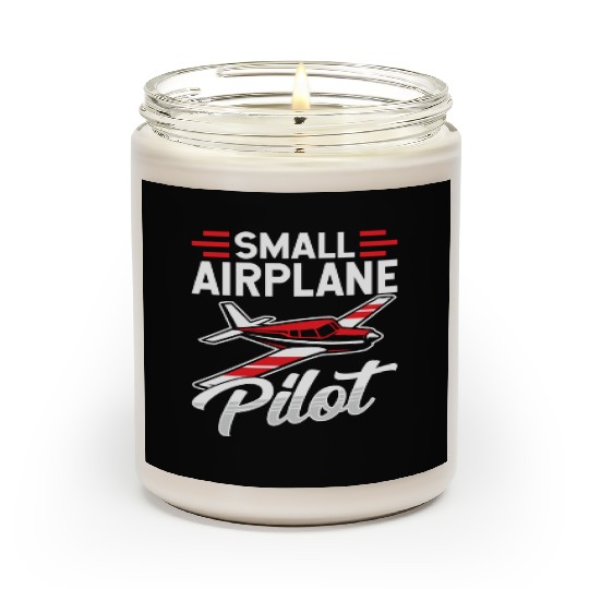 Small Airplane Pilot Private Aircraft Scented Candles