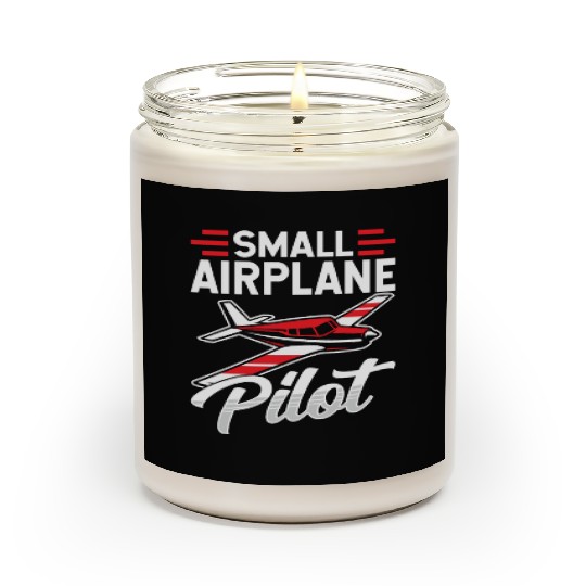 Small Airplane Pilot Private Aircraft Scented Candles