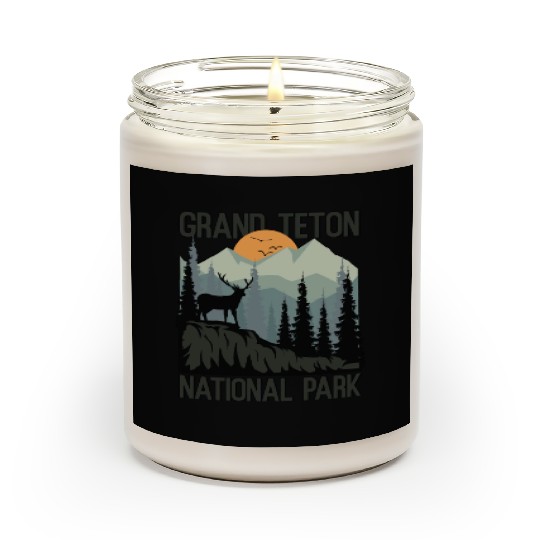 Grand Teton National Park Mountains Wilderness Scented Candles