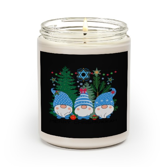 Merry Christmukkah, Jewish Christmas, Hanukkah Scented Candles