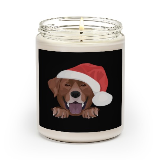 Labrador Merry Christmas Scented Candles