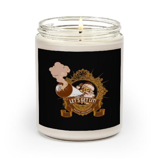 Lets get lit christmas Scented Candles