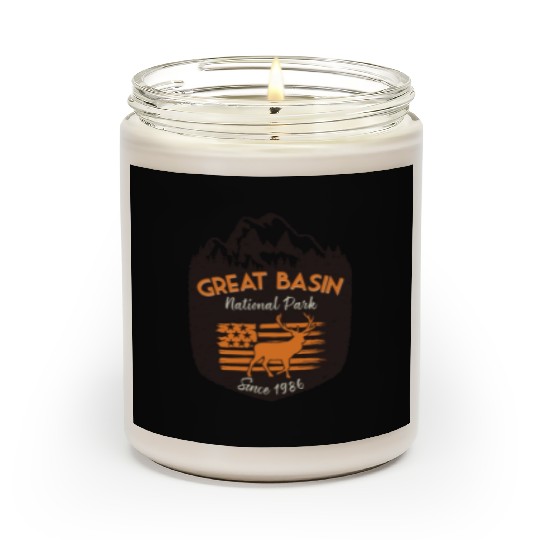 Great Basin National Park US Flag Elk Mountains Scented Candles