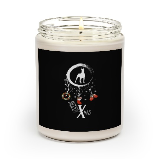 dog dreamcatcher Christmas Doberman Scented Candles