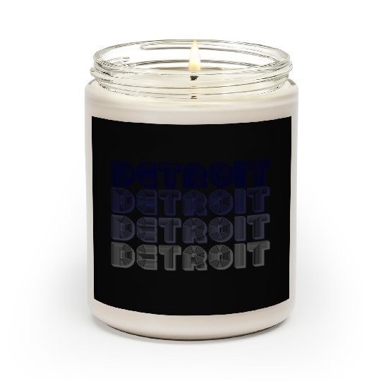 Detroit Michigan Scented Candles