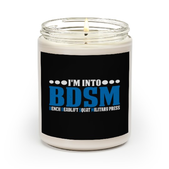 Im Into BDSM Bench Squat Deadlift Military Press20 Scented Candles