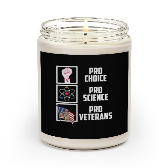 Pro Choice Pro Science Pro Veterans Liberal Democr Scented Candles