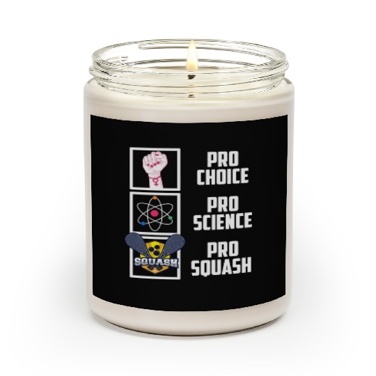 Pro Choice Pro Science Pro Squash Democrat Liberal Scented Candles