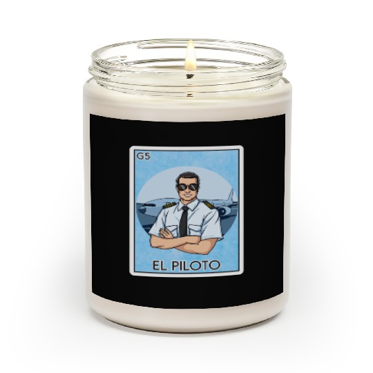 El Piloto The Pilot Card Mexican Lottery Card Scented Candles