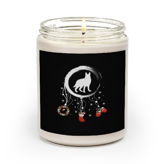 dog dreamcatcher Christmas German Shepherd Scented Candles
