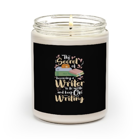 Writer Journalist Author Scented Candles