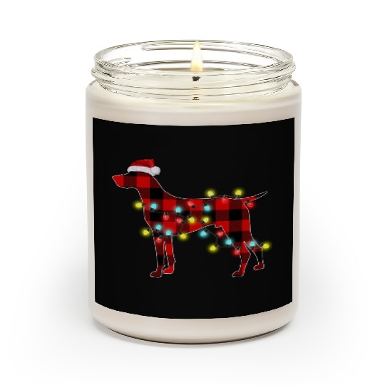 German Shorthaired Pointer Christmas Dog Lover Scented Candles