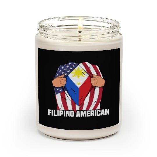Hero Design for Proud American Pinoys Scented Candles