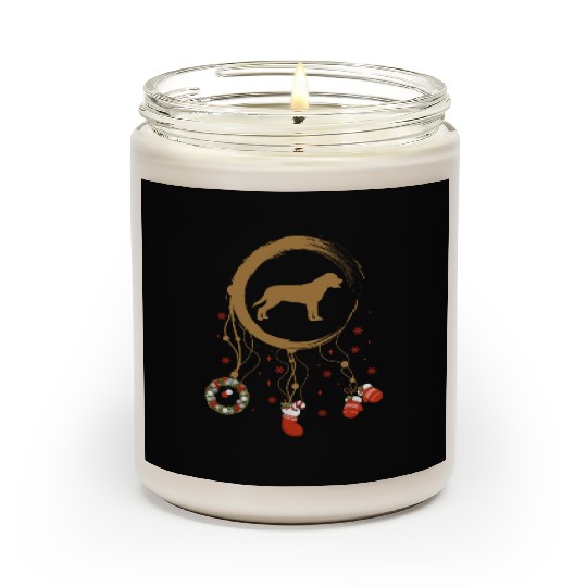 dog dreamcatcher Christmas Labrador Scented Candles
