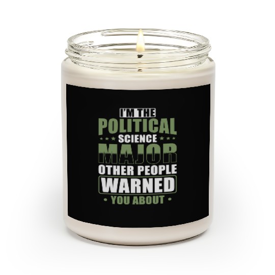 Political Science Major Scented Candles