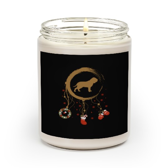 dog dreamcatcher Christmas Neapolitan Mastiff Scented Candles