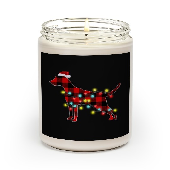 Weimaraner Christmas Dog Lover Pajamas Scented Candles