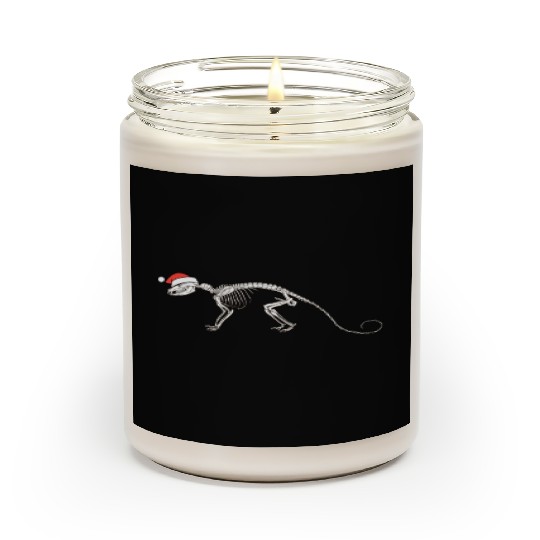 Opossum Christmas, Opossum Skeleton Scented Candles