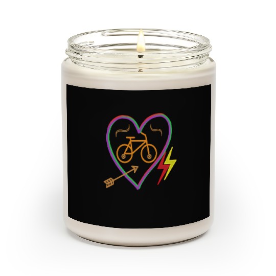 My bike is in my heart Scented Candles