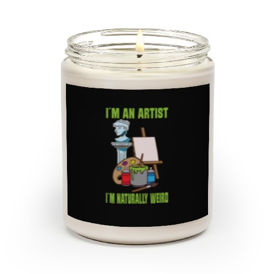 Artist Painting Painter Art Paint Art Teacher Scented Candles