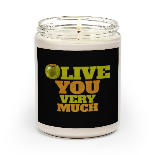 Olive I love You Very Much - Love Veggies Scented Candles