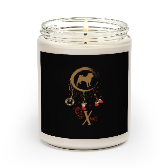dog dreamcatcher Christmas Shar Pei Scented Candles