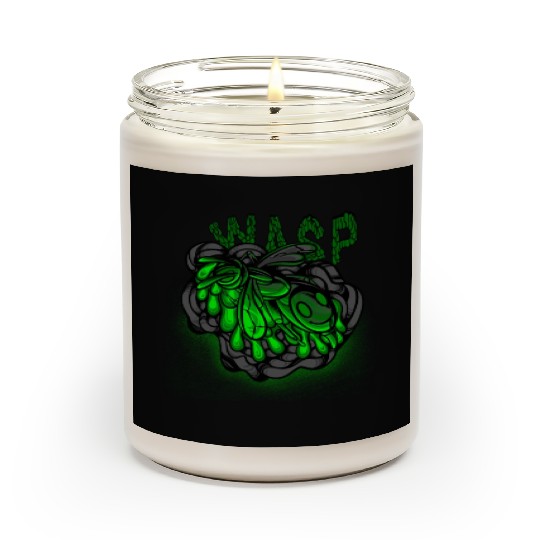 Iron Toxic Neon Wasp Design Scented Candles