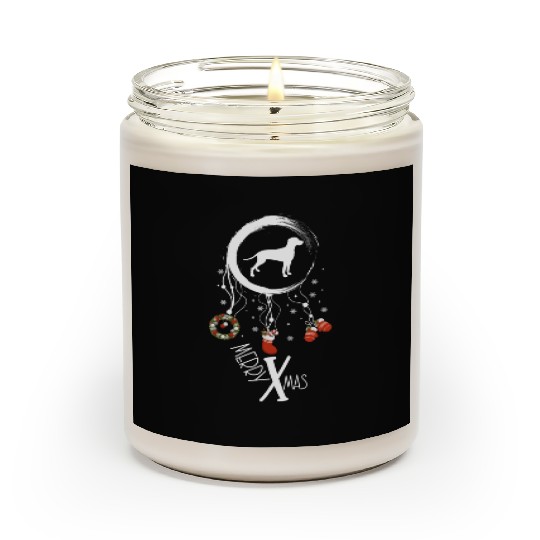dog dreamcatcher Christmas Weimaraner Scented Candles