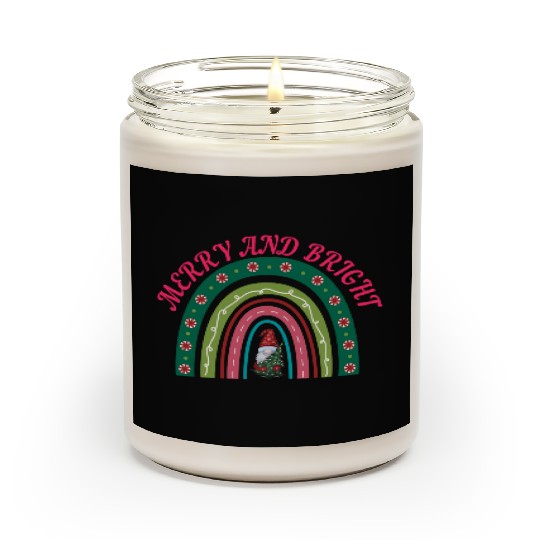 Merry and bright Christmas Scented Candles