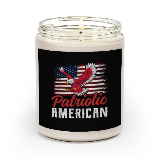 Patriotic American Patriot US USA Scented Candles