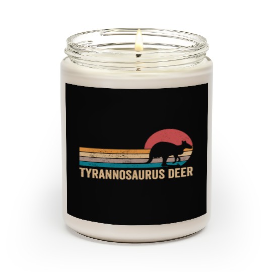 Funny Kangaroo Tyrannosaurus Deer Retro Scented Candles