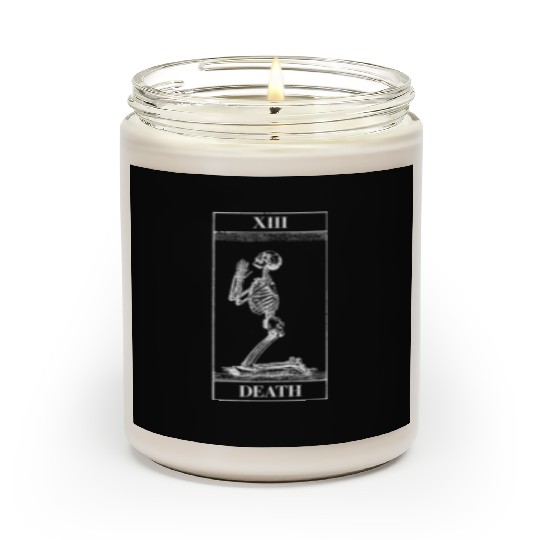 Vintage Death Tarot Card Scented Candles