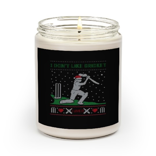 Cricket Is My Love:I Don’t Like Cricket I Love It Scented Candles