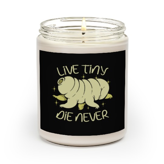 Live Tiny Die Never Science Lover Tardigrade Scented Candles