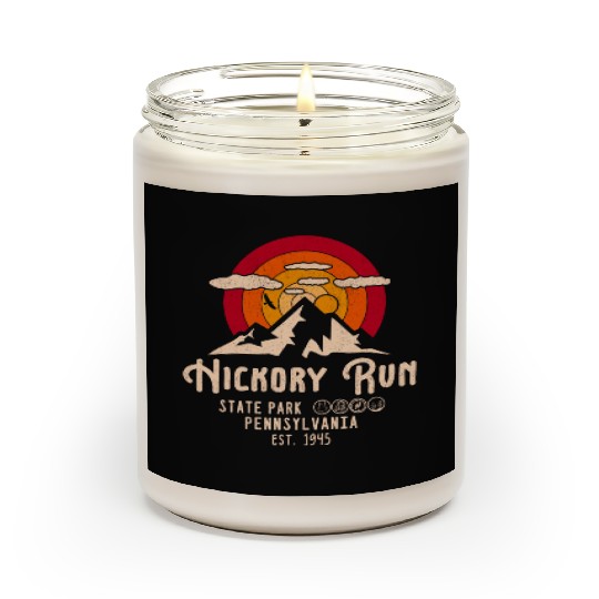 Hickory Run state park Pennsylvania retro camping Scented Candles