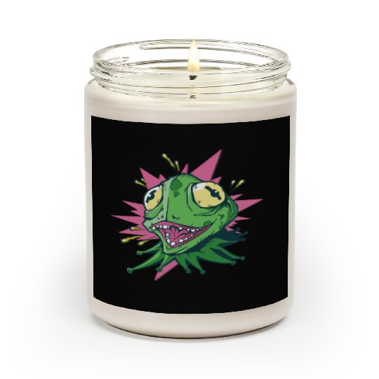 Green creepy frog Green creepy frog inspiration st Scented Candles