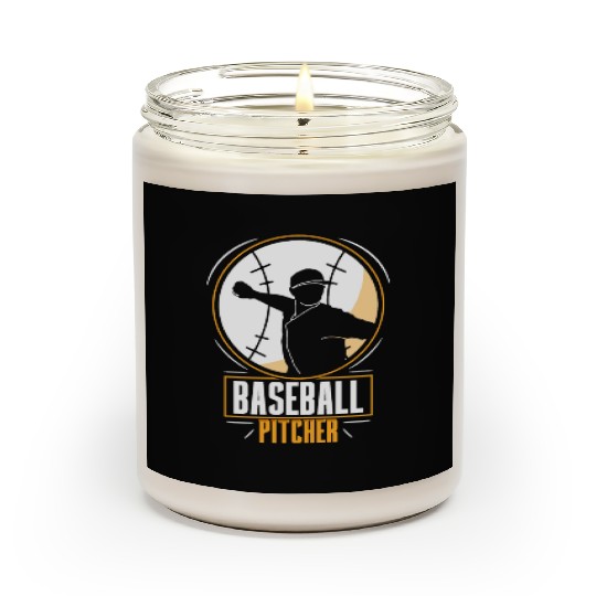 Baseball Pitcher Hobby Player Sayings Scented Candles
