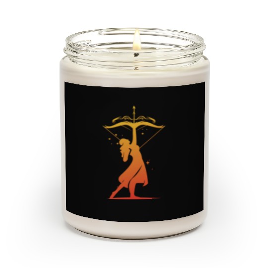 Sagittarius Archer Zodiac Fire Sign Scented Candles