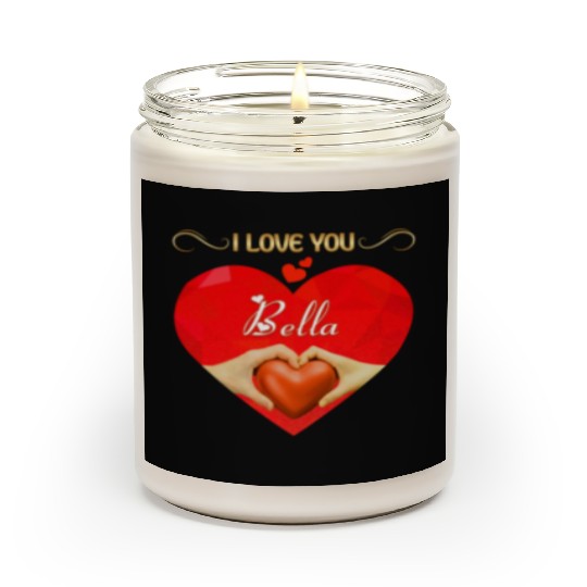 I love you Bella Scented Candles