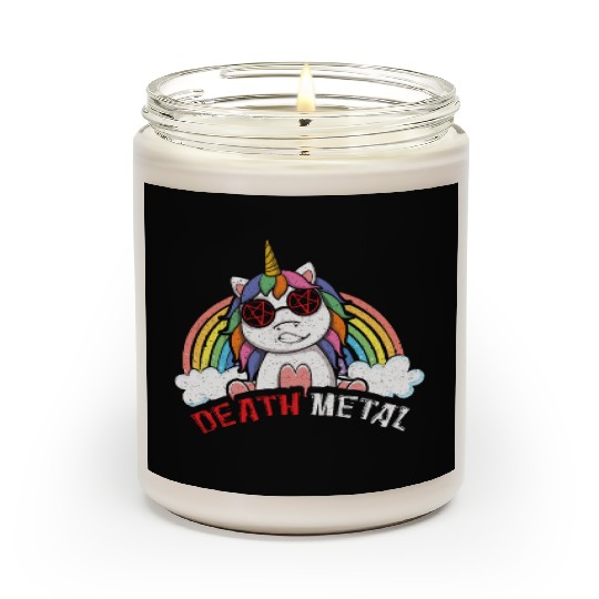 Satan Rainbow Unicorn Love Metal Music Heavy Rock Scented Candles