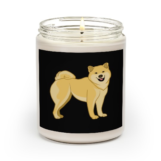 Shiba Inu Cute Puppy Dog Owners Pet Lover Gifts Scented Candles