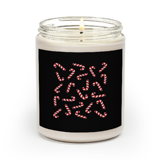 Christmas Candy Cane Kids Candy Canes Pajamas Scented Candles