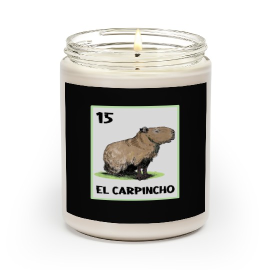 El Carpincho Mexican Capybara Cards Scented Candles