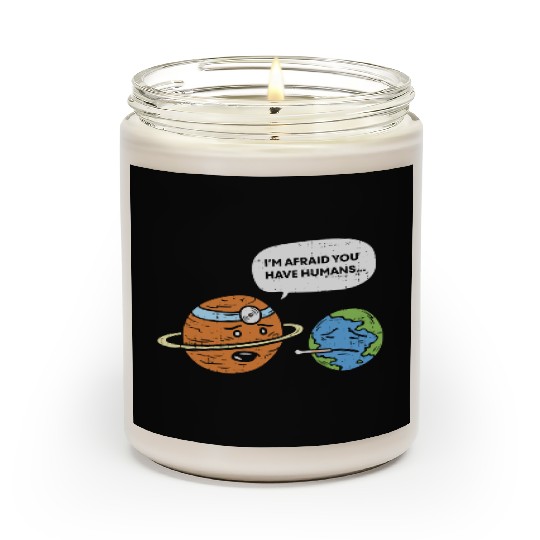 Earth Day Planet Doctor Humans Save Environment Scented Candles
